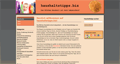 Desktop Screenshot of haushaltstipps.biz