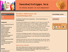 Tablet Screenshot of haushaltstipps.biz